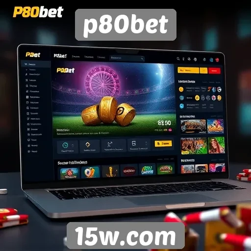 Interface e usabilidade do site p80bet