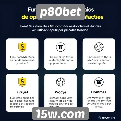 Análise das funcionalidades do site p80bet